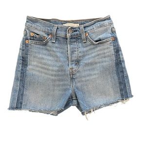 Levi’s Wedgie Skinny Women’s Denim Short Color Blue Size 26